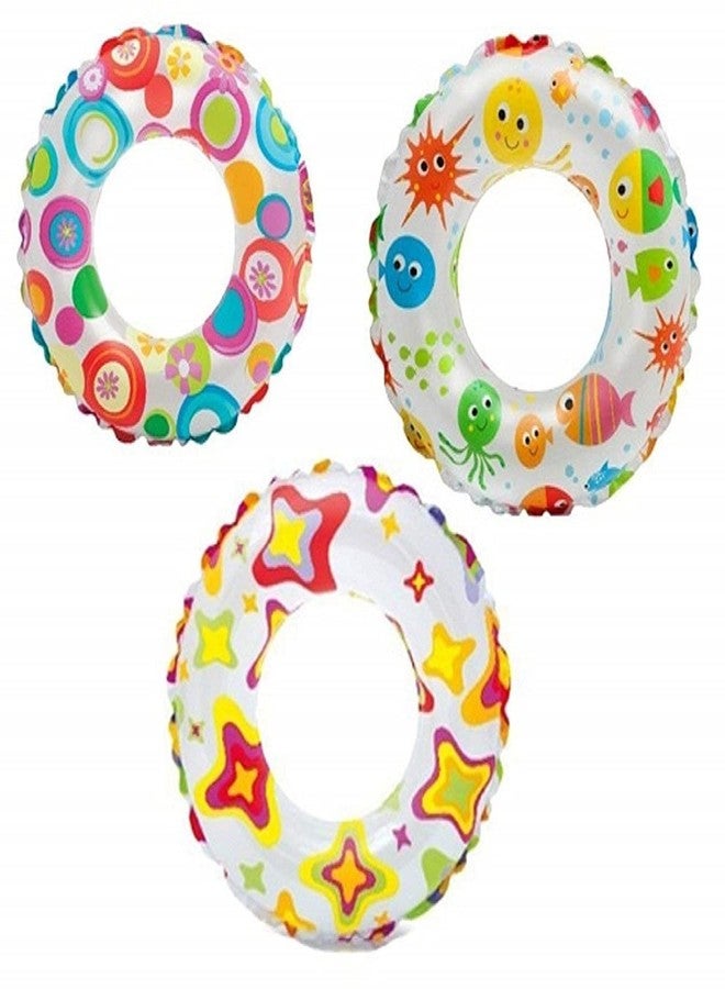 HETVIN Baby Swimming Safety Ring for Kids Pool Party Kids Water Swimming Ring for Girls and Boys Swimming Learning Ring Swim Tube Inflatable Swim Ring (3-8 Years) (Multi Color) - Image 3